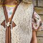 Children's Merino Wool Gilet/ Vest In Beige, thumbnail 3 of 10