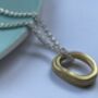 Infinity 22ct Gold Vermeil O Necklace, thumbnail 1 of 2