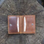 Personalised Tan Leather Card Holder – Slim Rfid Wallet, thumbnail 3 of 9