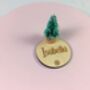 Personalised Table Name Plaques Settings Christmas Tree, thumbnail 5 of 11