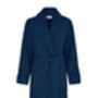 Palermo Grey, Navy, Green Waffle Unisex Dressing Gown, thumbnail 12 of 12