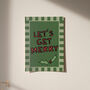 Let's Get Merry Christmas Festive Print, thumbnail 6 of 9