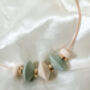Sage And Cream Silicone Necklace, thumbnail 4 of 8