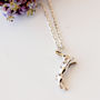 Hare Necklace In Sterling Silver, thumbnail 1 of 11