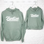 Besties Matching Parent And Child Hoodies Retro Style, thumbnail 1 of 4