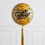Personalised Glam Tiger Inflated Orb Balloon, thumbnail 1 of 2