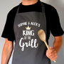 Personalised Daddy King Of The Grill Apron, thumbnail 3 of 7