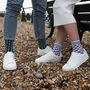 His And Hers Matching Luxury Diamond Socks, thumbnail 1 of 3
