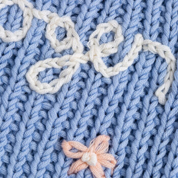 Personalised Baby Jumper Easy Knitting Kit, 3 of 10