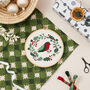 Beginner Robin Wreath Embroidery Kit, thumbnail 3 of 3