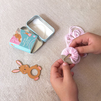 Make Your Own Pom Pom Bunny Decoration Kit, 2 of 7