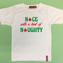 Personalised Nice/Naughty Christmas Babygrow/T Shirt, thumbnail 1 of 11