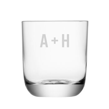 Monogrammed Hamilton Whisky Tumbler, 2 of 6