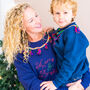 Personalised Pom Pom Trim Christmas Family Jumpers, thumbnail 3 of 6
