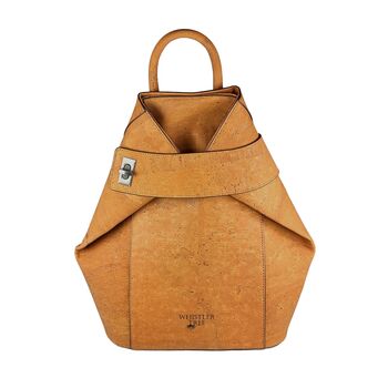 Ladies Vegan Cork Leather Backpack | Silves, 3 of 12