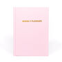 Undated Weekly Pink A5 Planner Notebook Diary, thumbnail 8 of 8