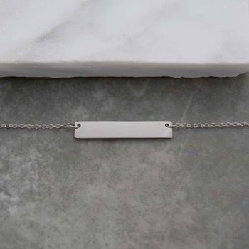Simple Bar Necklace, 4 of 5