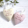Personalised Hanging Heart Bridesmaid Gift, thumbnail 11 of 12