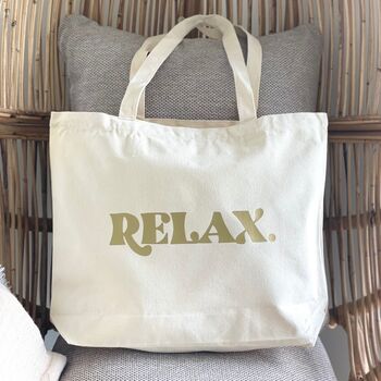 Relax Holiday, Beach, Pool, Yoga Tote Bag, 4 of 7