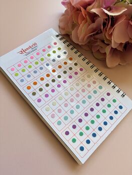 Plain Round Pastel 960 Bindis Booklet, 4 of 12