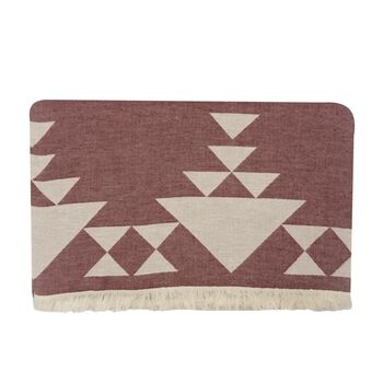 Tribal Style Reversible Cotton Blanket, 3 of 4
