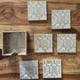 Set Of Six Wood Coasters With Case, Luxury Tableware, thumbnail 4 of 9