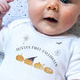 Personalised First Halloween Pumpkin Baby Grow, thumbnail 1 of 2