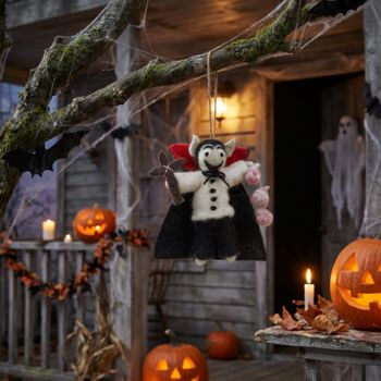 Handmade Felt Dracula The Vampire, 3 of 5