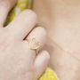 Solid 18ct Gold Happily Ever After Heart Ring, thumbnail 4 of 6