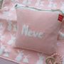 Personalised Knitted Bunny Cushion, thumbnail 4 of 9
