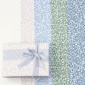 Luxury Dainty Leaf Gift Wrapping Paper – Large Size And Elegant Design, 3 of 8