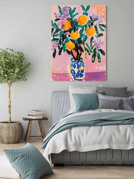 Orange Tree Painting Art Print, 2 of 2