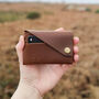 Personalised Tan Leather Wallet, thumbnail 1 of 8