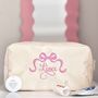 Embroidered Personalised Medium Bridesmaid Pouch, thumbnail 1 of 5