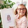 Personalised Be A Little Unicorn Children's Print, thumbnail 1 of 4