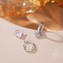 Dangling Highland Cow Huggie Hoops, thumbnail 2 of 12