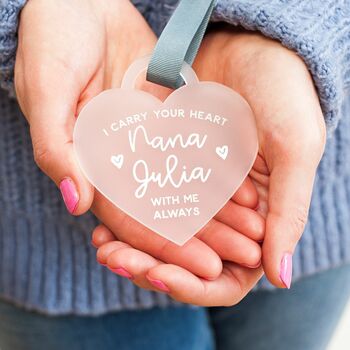 Personalised I Carry Your Heart Memorial Keepsake, 5 of 5