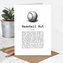 Baseball Greeting Card For American Sports Fans, thumbnail 1 of 6