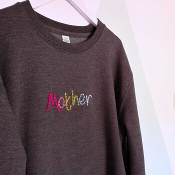 Rainbow Mother Embroidered Sweater, 3 of 5