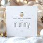 Happy First Christmas As My Mummy / Daddy Card: Cute Christmas Pudding Design, thumbnail 5 of 12