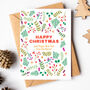 Personalised Christmas Flora Card Or Pack, thumbnail 1 of 2