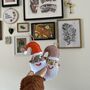 Felt Santa Handmade Christmas Decoration, thumbnail 2 of 8