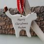 Personalised Christmas Cat Decoration, thumbnail 1 of 3
