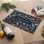 Personalised Christmas Holly Placemat, thumbnail 2 of 4