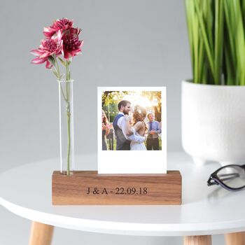 Personalised Photo Block With Print And Stem Vase, 5 of 10