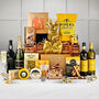 Christmas Star Food Hamper With Champagne, thumbnail 1 of 4