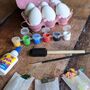 Easter Eggs Craft Kit With Paint And Glitter, thumbnail 3 of 7