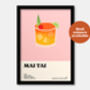 Mai Tai Cocktail Print, thumbnail 5 of 7