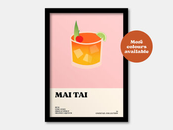 Mai Tai Cocktail Print, 5 of 7