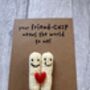 Chips Crochet Birthday Thank You Card Handmade, thumbnail 6 of 12